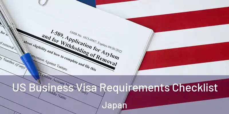  US Business Visa Requirements Checklist Japan